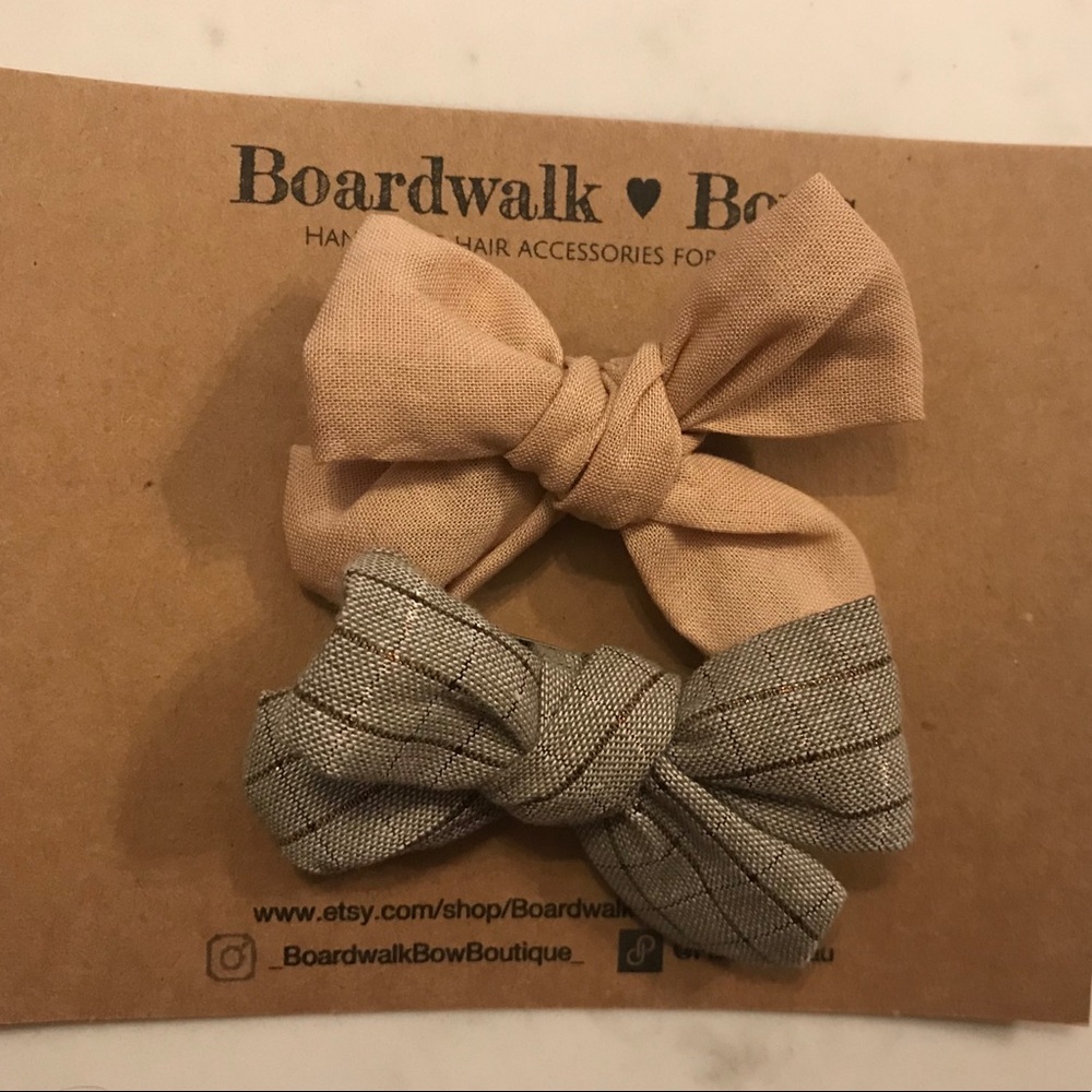 New Set Of Girl Hair Bow Clips